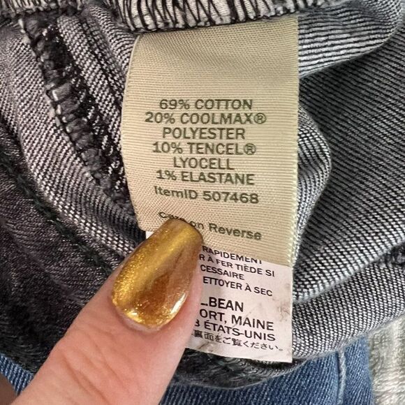 L.L. Bean Washed Black BeanFlex Skinny Leg Jeans - Picture 7 of 7